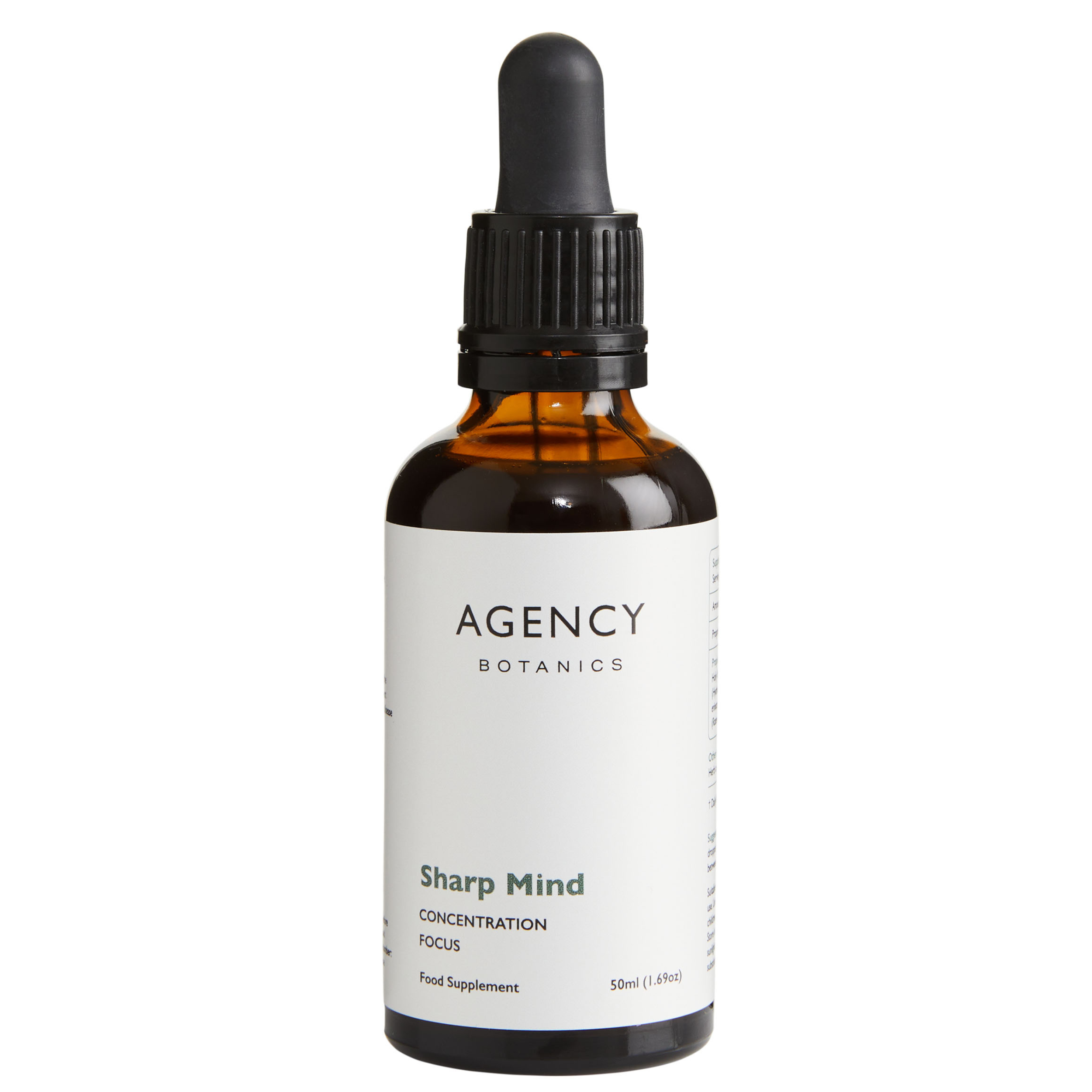 Sharp Mind organic herbal tincture and supplement to support focus, concentration and memory.  Made with functional mushrooms and nootropics such as Lion's Mane, Bacopa, Holy Basil, Rosemary and Ginkgo.