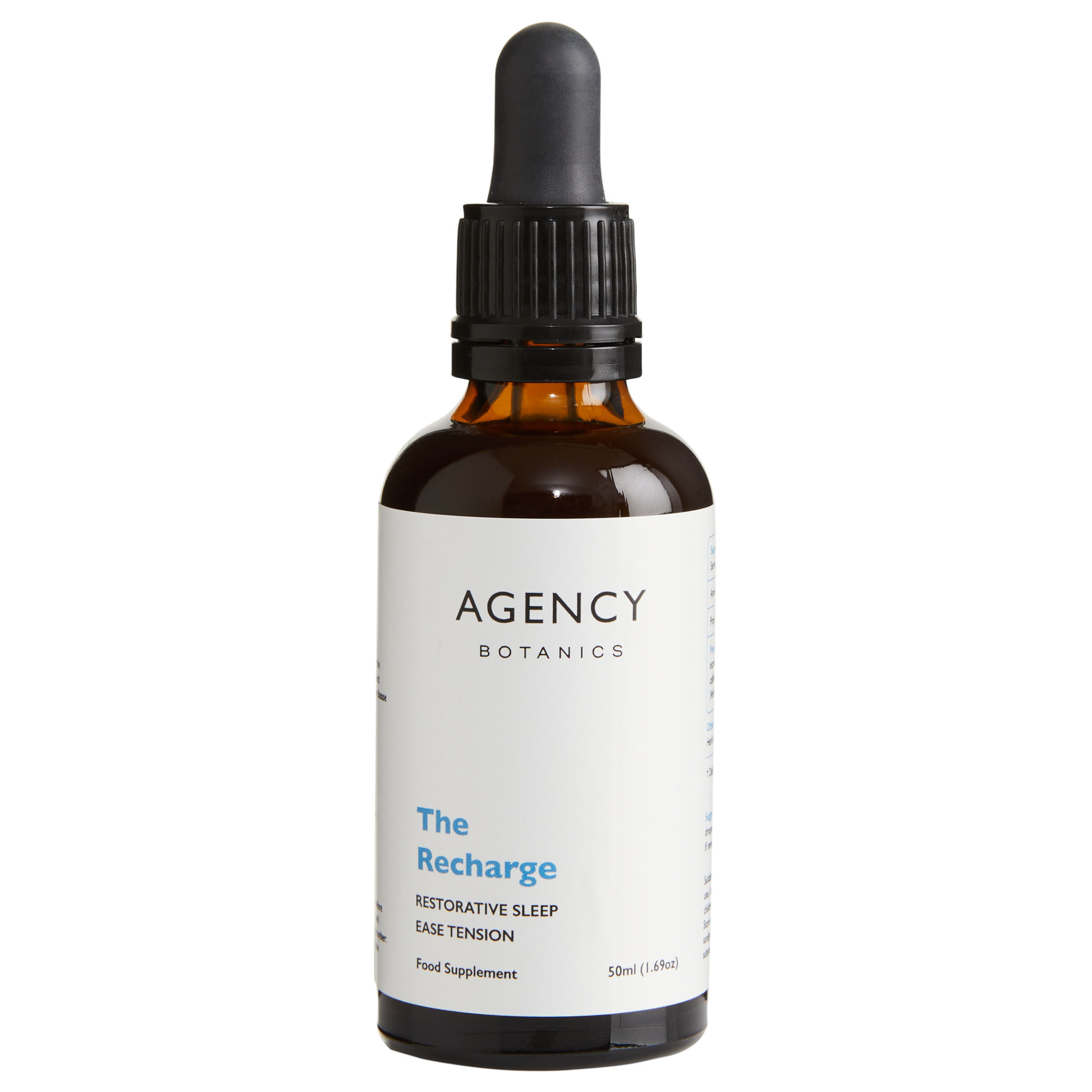 The Recharge organic herbal tincture and supplement to support sleep and relaxation. Feel rested and rejuvenated.   Made with hops, passionflower, California poppy, skullcap and vervain.