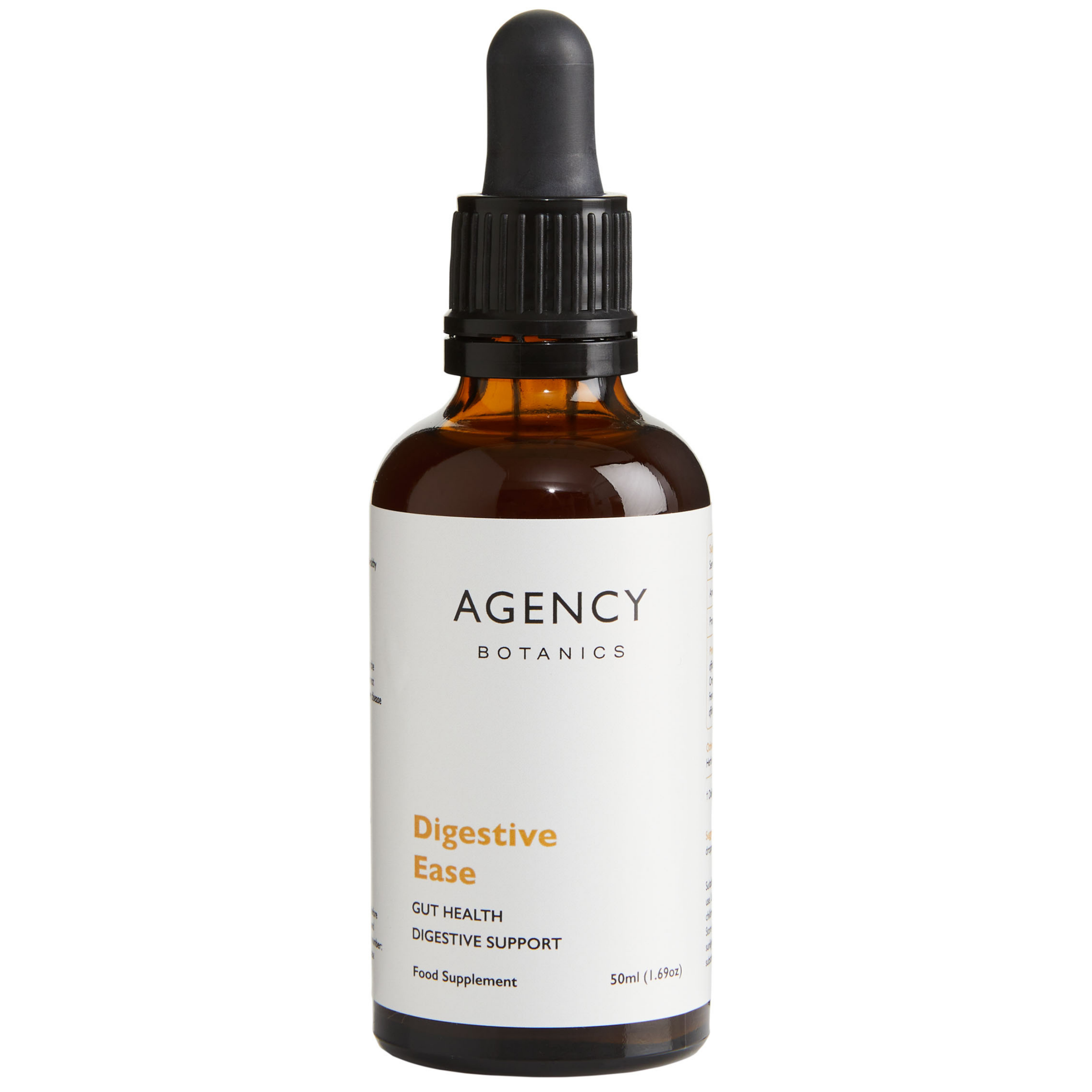 Digestive Ease organic herbal tincture and supplement to relieve gas and bloating and to support digestion and gut health. Made with Oregon Grape Root and dandelion root.
